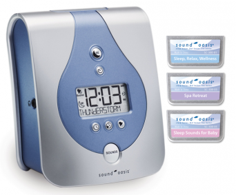 Sleep Sound Therapy System S-665 Generator dźwięków - stres, zmęczenie, bezsenność (zawiera kartę dźwiękową dedykowaną dla dzieci)